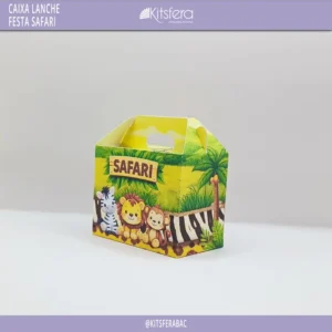 Caixa Lanche - Safari - Arquivo de Corte
