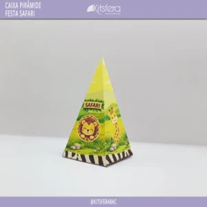 Caixa Pirâmide - Safari - Arquivo de Corte