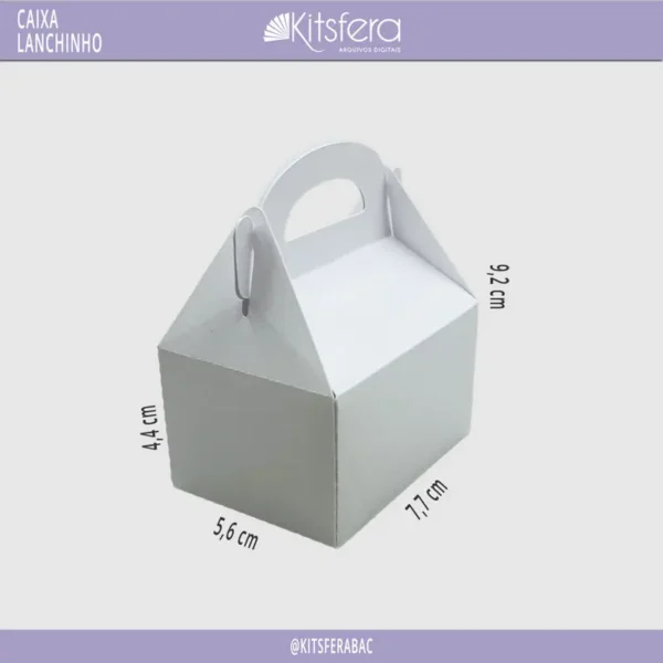 Kitsfera Arquivos Digitais 23 Molde Limpo de Caixa Lanchinho