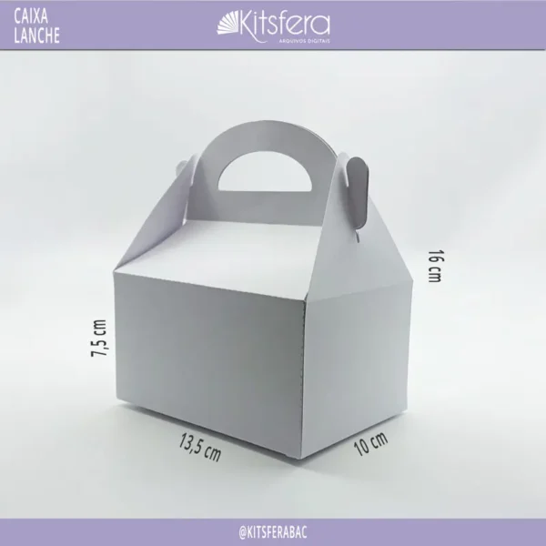 Kitsfera Arquivos Digitais 21 Molde Limpo de Caixa Lanche