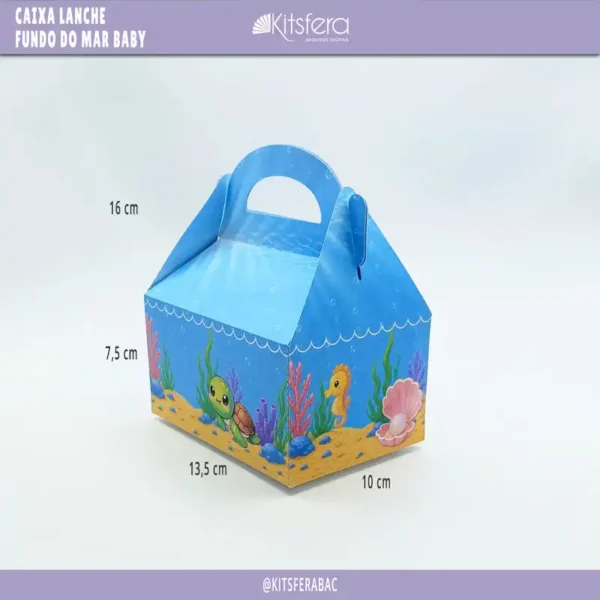 Caixa Lanche Fundo do Mar Baby