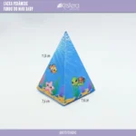 Caixa Pirâmide Fundo do Mar Baby - Arquivo de Corte