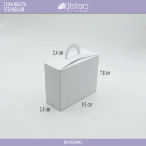 Molde Limpo de Caixa Maleta Retangular