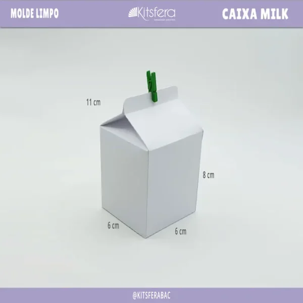 Molde Limpo de Caixa Milk