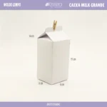 Molde Limpo de Caixa Milk Grande