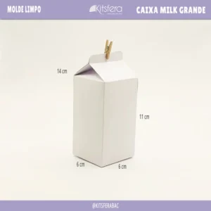 Molde Limpo de Caixa Milk Grande