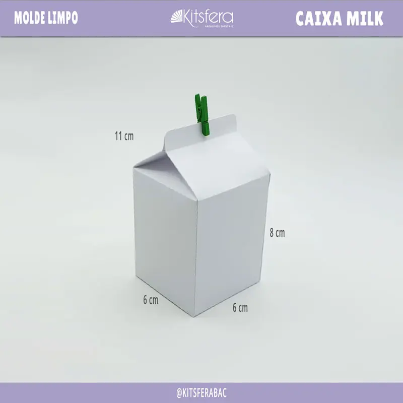 Molde Limpo de Caixa Milk