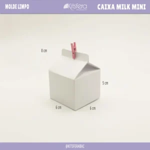 Molde Limpo de Caixa Milk Mini