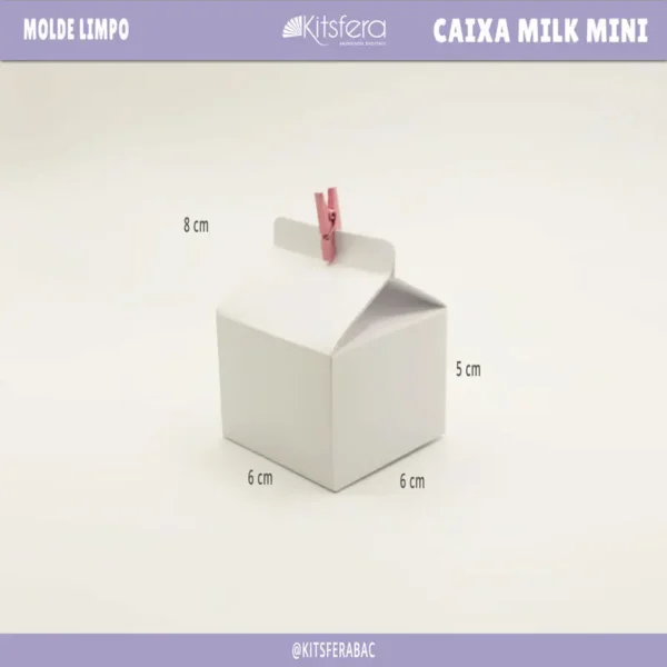 Molde Limpo de Caixa Milk Mini