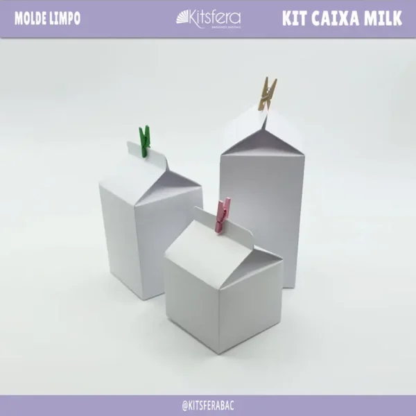 Kit de Molde Limpo de Caixa Milk