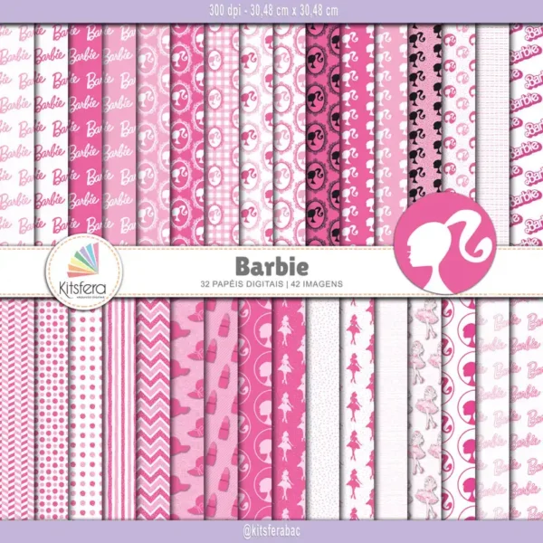 Papel Digital Barbie