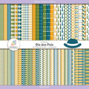 Papel Digital Dia dos Pais Clássico