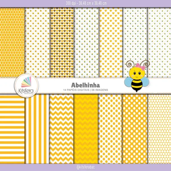 Papel Digital Abelhinha