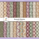 Papel Digital Damask Clássico