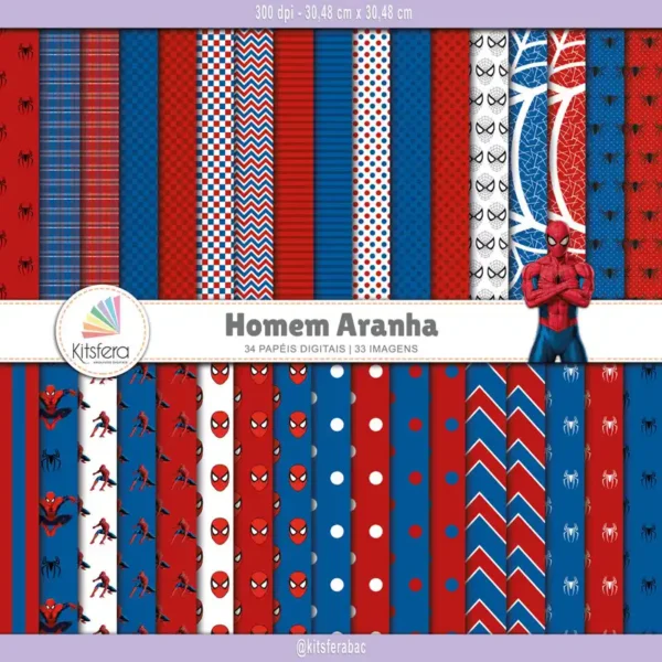 Papel digital Homem Aranha