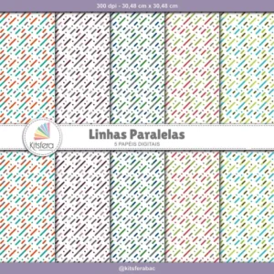 Papel Digital Listras Paralelas