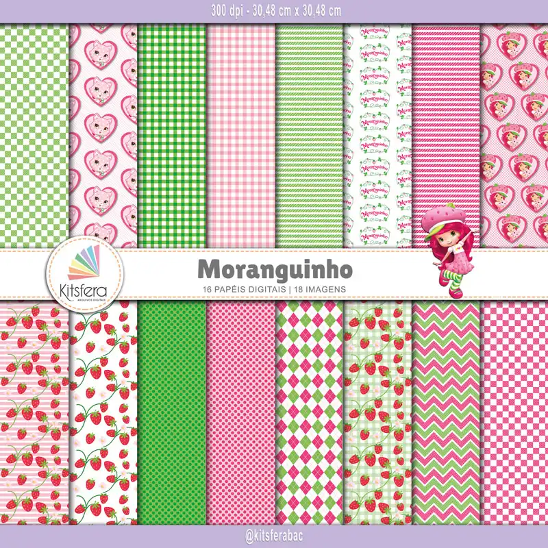 Papel Digital Moranguinho