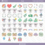 kit-de-imagens-coala-png