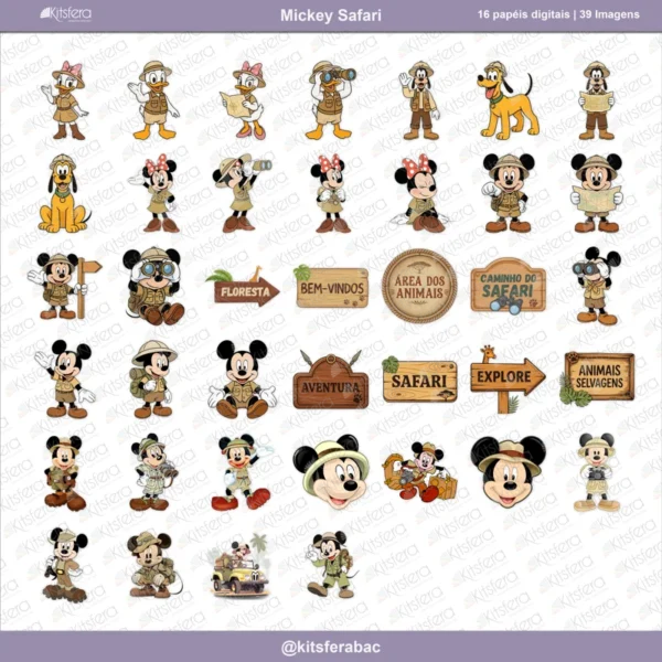 kit-de-papel-digital-mickey-safari