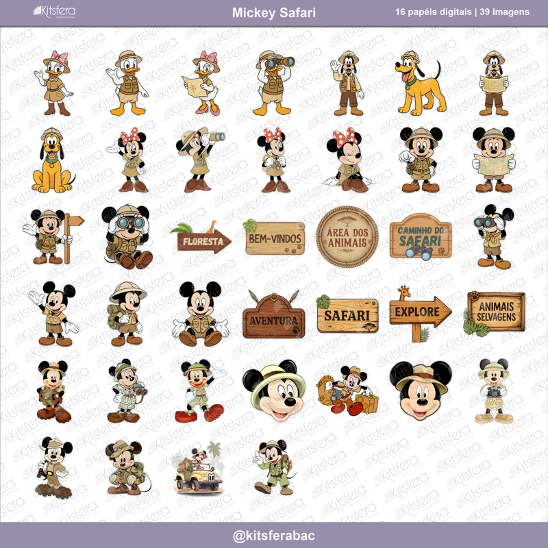 kit-de-papel-digital-mickey-safari