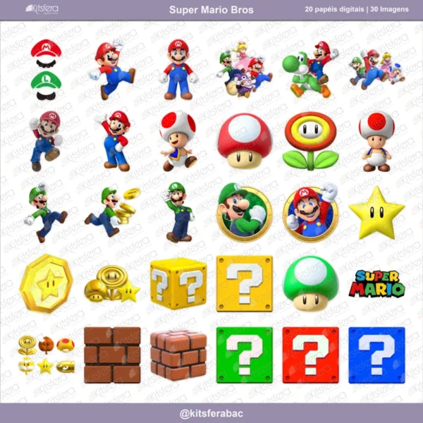 kit-de-papel-digital-super-mario-bros