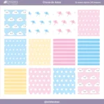 kit-papel-digital-chuva-de-amor