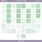 kit-papel-digital-coracoes-verde-claro