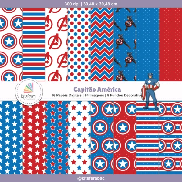 Papel Digital Capitão América