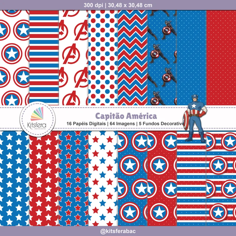 Papel Digital Capitão América