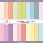Papel Digital Mini Poá Candy Color