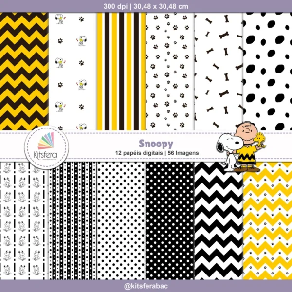 Papel Digital Snoopy