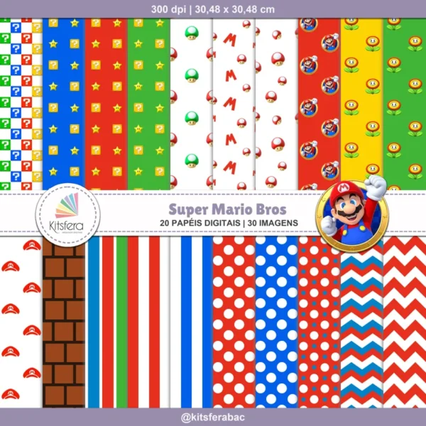 Papel Digital Super Mario Bros
