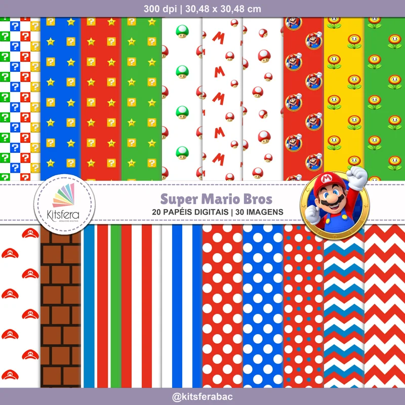 Papel Digital Super Mario Bros