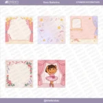 kit-de-fundos-dora-bailarina