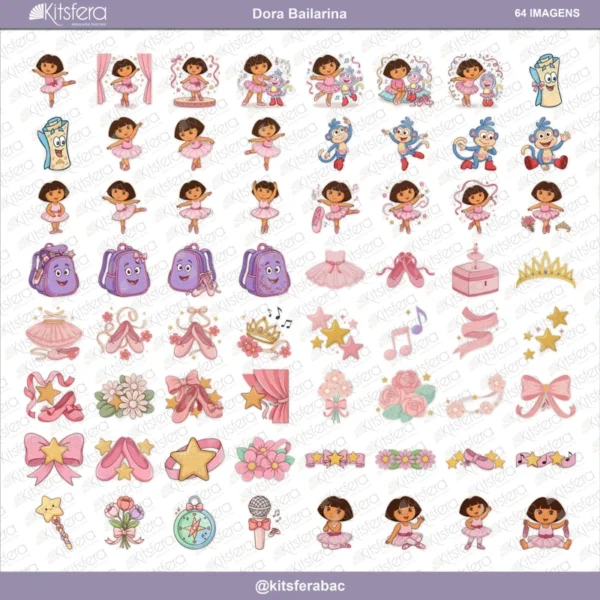 kit-de-imagens-dora-bailarina