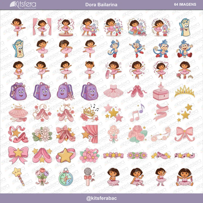 kit-de-imagens-dora-bailarina