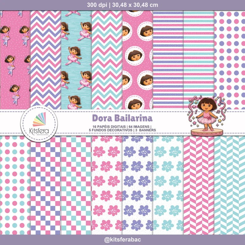 Papel Digital Dora Bailarina