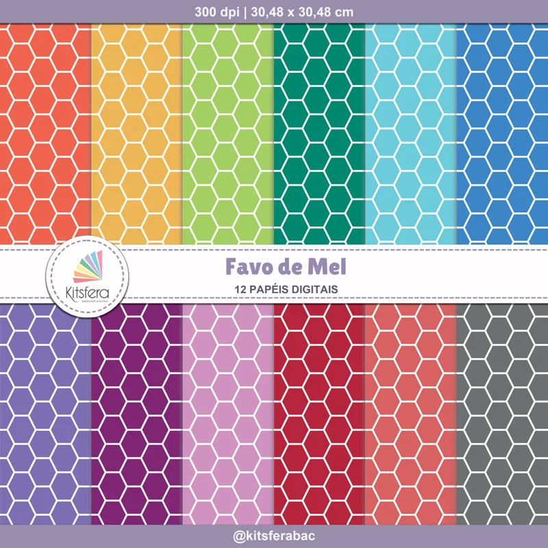 Papel Digital Favo de Mel