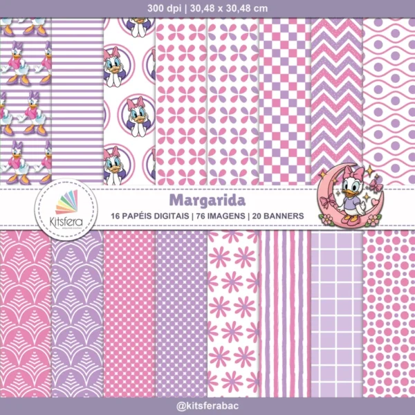 Papel Digital Margarida Disney