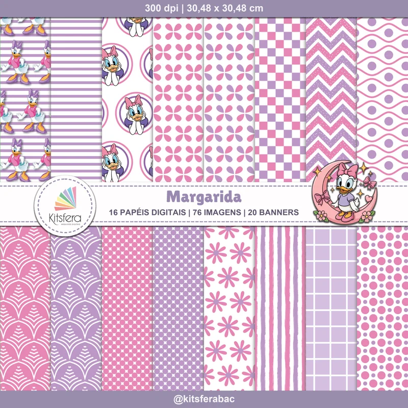 Papel Digital Margarida Disney